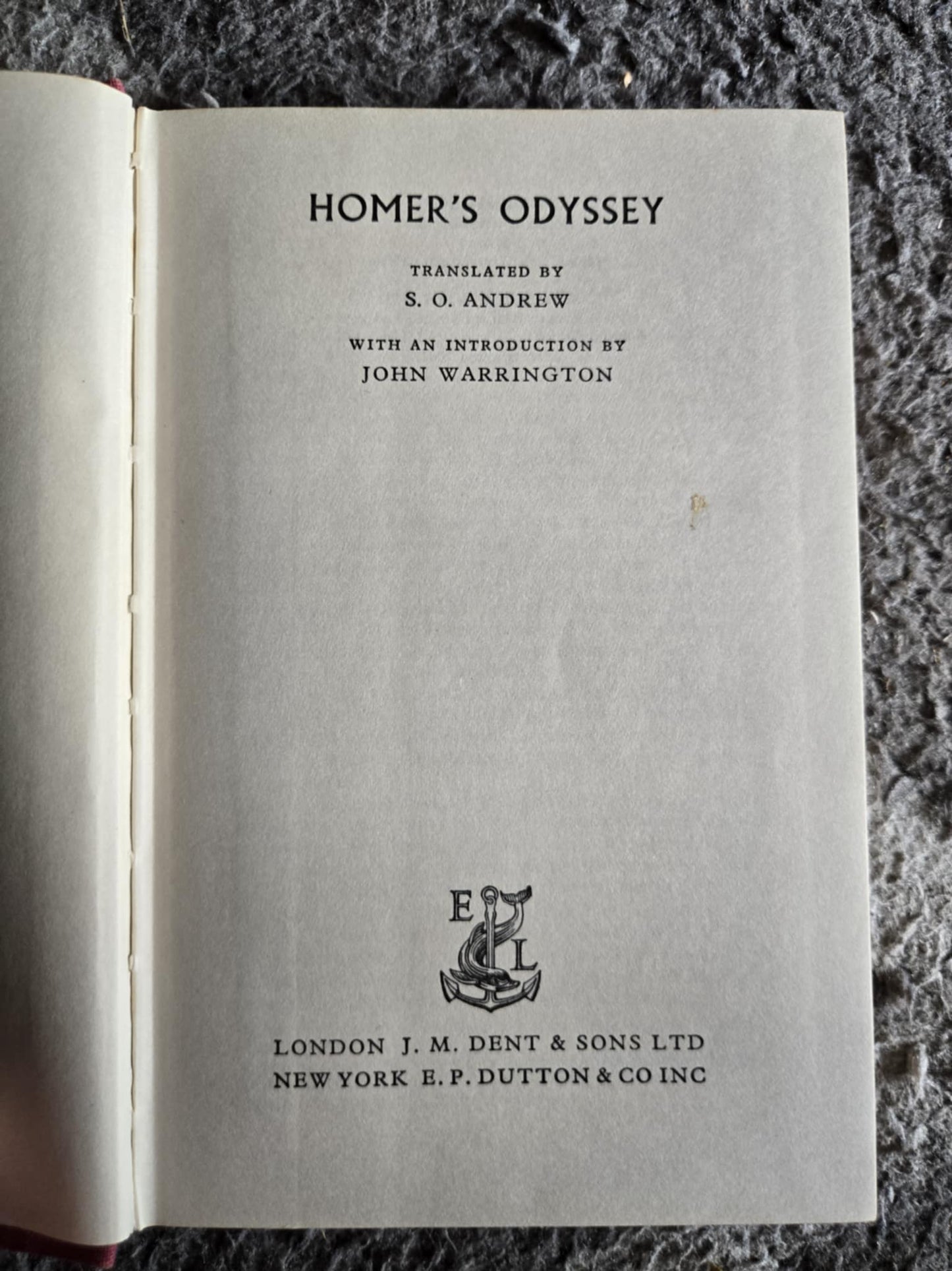 Everymans Library: Homer - The Odyssey